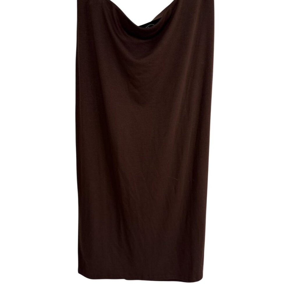 NEW Vince Women's Side Twist Midi Skirt in "Truffle", Size Large. - Picture 5 of 8